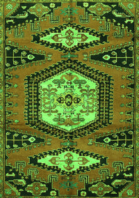 Persian Green Traditional Rug, tr4249grn