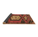 Sideview of Persian Brown Traditional Rug, tr4249brn