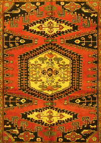 Persian Yellow Traditional Rug, tr4249yw