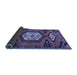 Sideview of Persian Blue Traditional Rug, tr4249blu