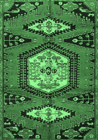 Persian Emerald Green Traditional Rug, tr4249emgrn