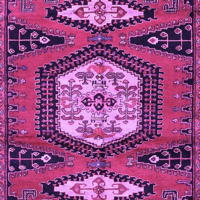 Machine Washable Persian Purple Traditional Area Rugs, wshtr4249pur