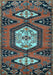 Persian Light Blue Traditional Rug, tr4249lblu