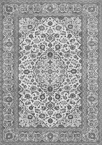 Medallion Gray Traditional Rug, tr424gry