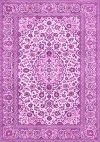 Medallion Pink Traditional Rug, tr424pnk