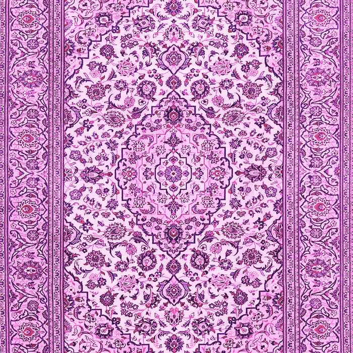 Medallion Pink Traditional Rug, tr424pnk