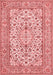 Medallion Red Traditional Area Rugs