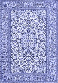 Medallion Blue Traditional Rug, tr424blu