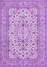 Medallion Purple Traditional Rug, tr424pur