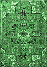 Persian Emerald Green Traditional Rug, tr4250emgrn