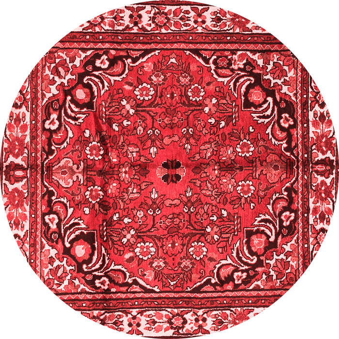 Machine Washable Persian Red Traditional Rug, wshtr4251red