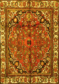 Persian Yellow Traditional Rug, tr4251yw
