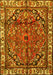 Machine Washable Persian Yellow Traditional Rug, wshtr4251yw