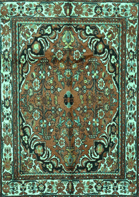 Persian Turquoise Traditional Rug, tr4251turq