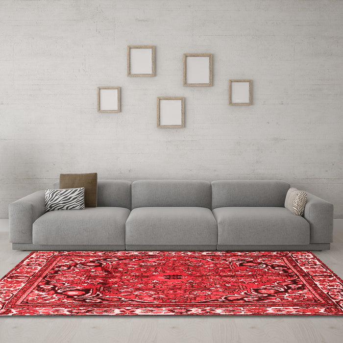 Traditional Red Washable Rugs