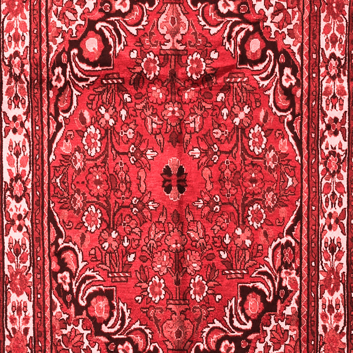 Machine Washable Persian Red Traditional Rug, wshtr4251red