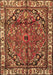 Machine Washable Persian Brown Traditional Rug, wshtr4251brn