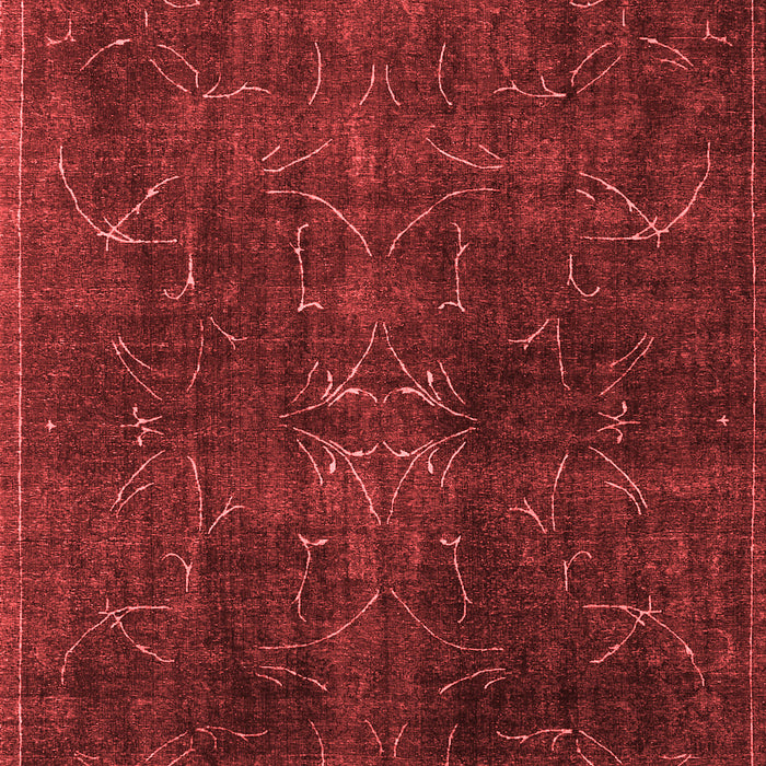 Machine Washable Persian Red Traditional Rug, wshtr4252red
