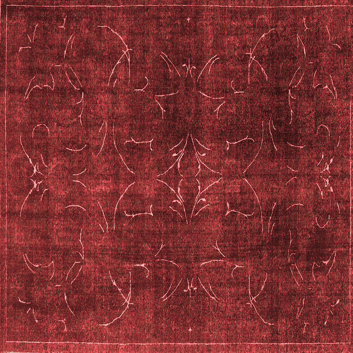 Machine Washable Persian Red Traditional Rug, wshtr4252red