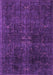 Machine Washable Persian Purple Traditional Area Rugs, wshtr4252pur