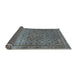 Sideview of Traditional Silver Gray Persian Rug, tr4253