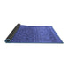 Sideview of Persian Blue Traditional Rug, tr4253blu