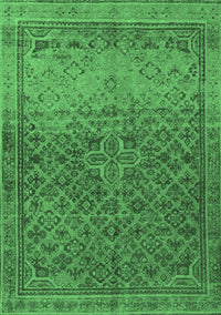 Persian Emerald Green Traditional Rug, tr4253emgrn