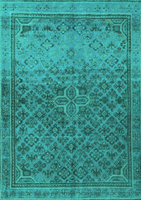 Persian Turquoise Traditional Rug, tr4253turq