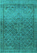 Persian Turquoise Traditional Rug, tr4253turq