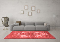 Machine Washable Persian Red Traditional Rug, wshtr4255red