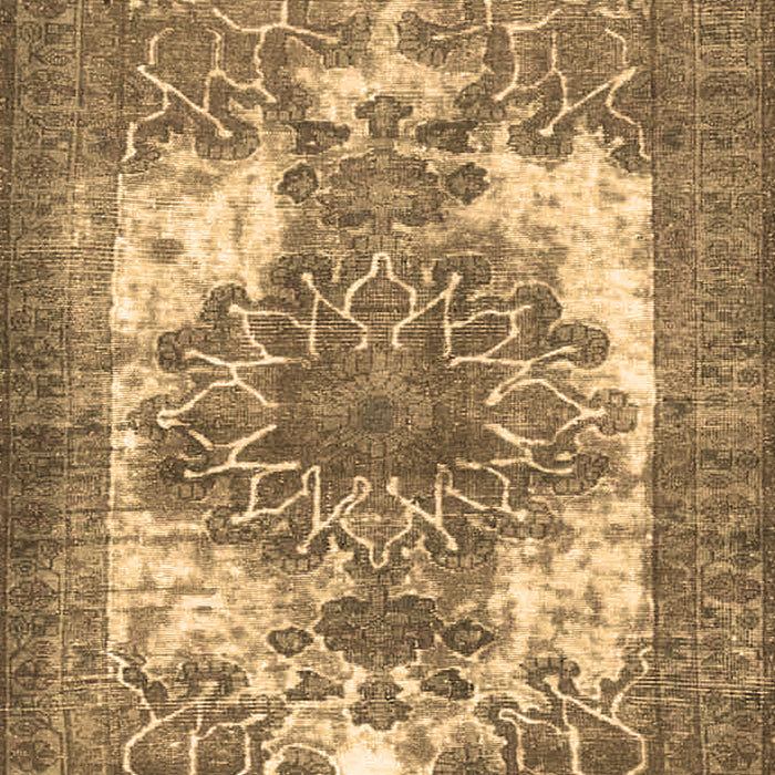 Machine Washable Persian Brown Traditional Rug, wshtr4255brn