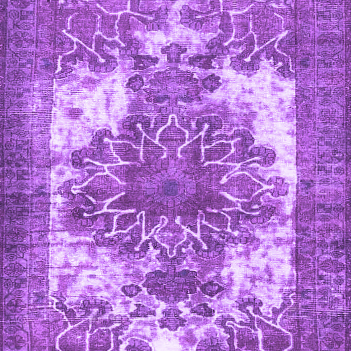 Machine Washable Persian Purple Traditional Area Rugs, wshtr4255pur