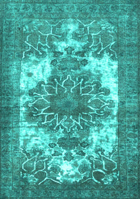 Persian Turquoise Traditional Rug, tr4255turq