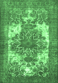 Persian Emerald Green Traditional Rug, tr4255emgrn