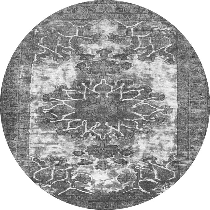Square Persian Gray Traditional Rug, tr4255gry