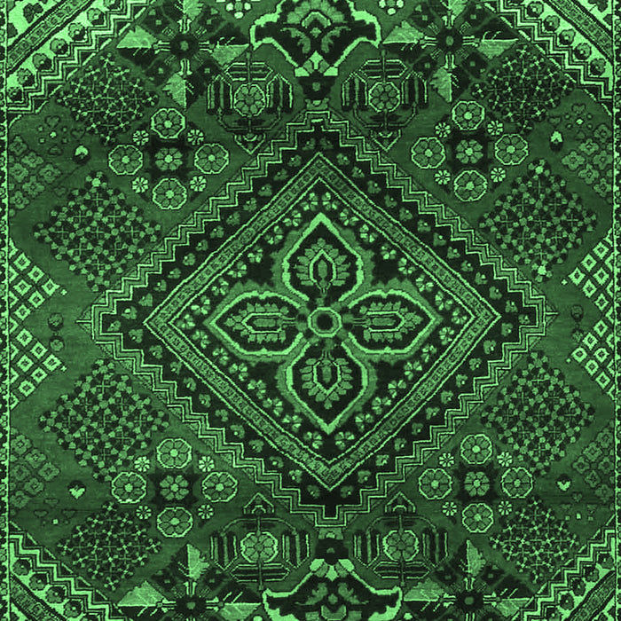 Persian Emerald Green Traditional Rug, tr4256emgrn