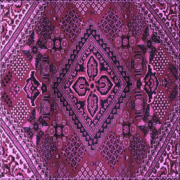 Square Persian Purple Traditional Rug, tr4256pur