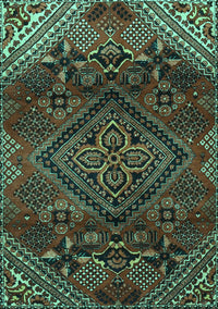 Persian Turquoise Traditional Rug, tr4256turq