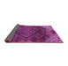Sideview of Persian Purple Traditional Rug, tr4256pur
