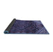 Sideview of Persian Blue Traditional Rug, tr4256blu