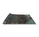 Sideview of Persian Light Blue Traditional Rug, tr4256lblu