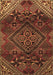 Machine Washable Persian Brown Traditional Rug, wshtr4256brn