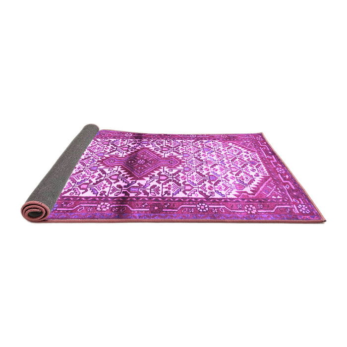 Sideview of Persian Purple Traditional Rug, tr4257pur