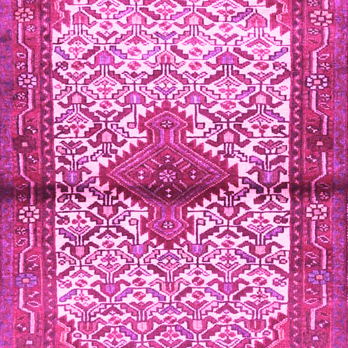Machine Washable Persian Pink Traditional Rug, wshtr4257pnk