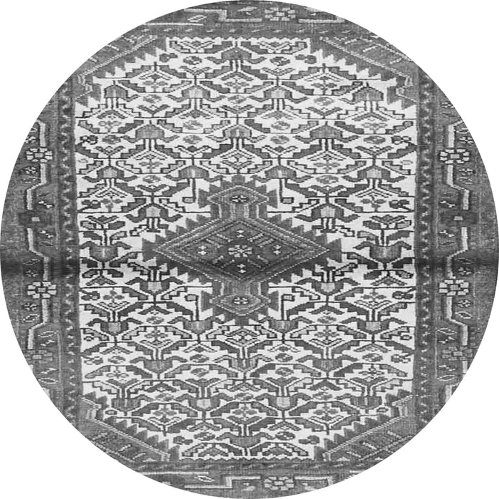 Square Persian Gray Traditional Rug, tr4257gry