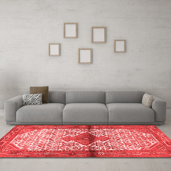 Traditional Red Washable Rugs