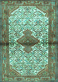 Persian Turquoise Traditional Rug, tr4257turq