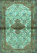 Persian Turquoise Traditional Rug, tr4257turq