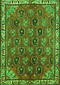 Persian Green Traditional Rug, tr4258grn