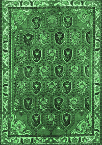 Persian Emerald Green Traditional Rug, tr4258emgrn